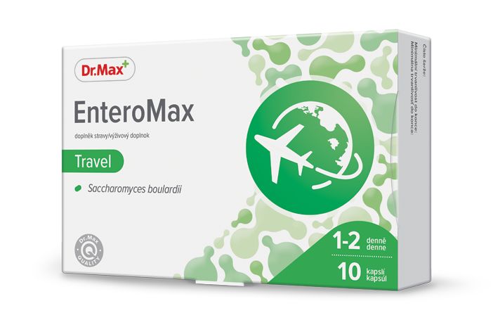Dr.Max EnteroMax Travel 10 kapslí Dr.Max