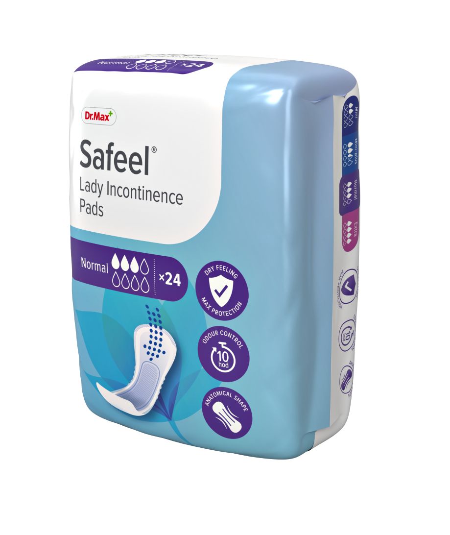 Dr.Max Safeel Lady Incontinence Pads Normal inkontinenční vložky 24 ks Dr.Max