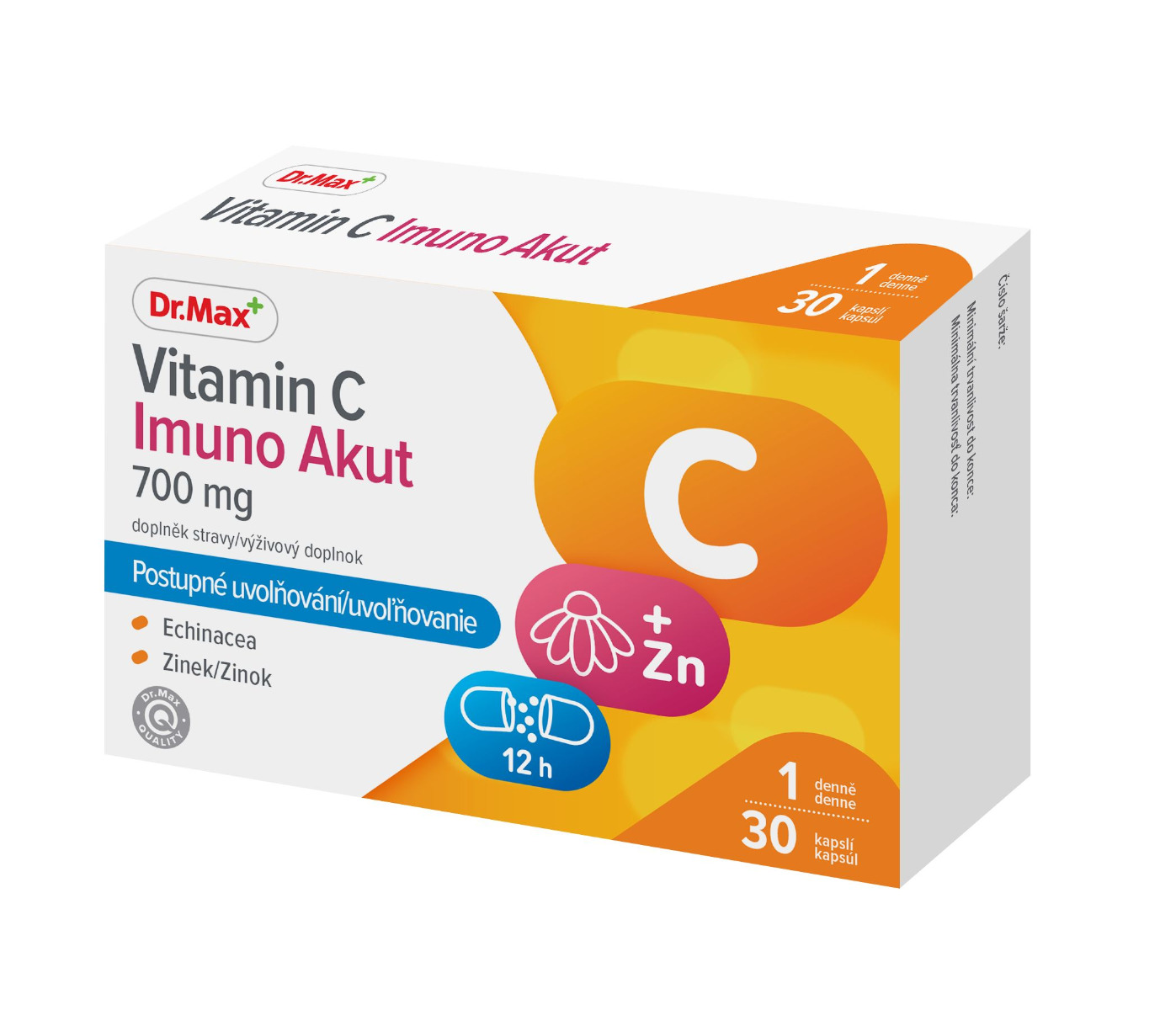 Dr.Max Vitamin C Imuno Akut 700 mg 30 kapslí Dr.Max