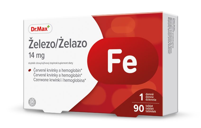 Dr.Max Železo 90 tablet Dr.Max