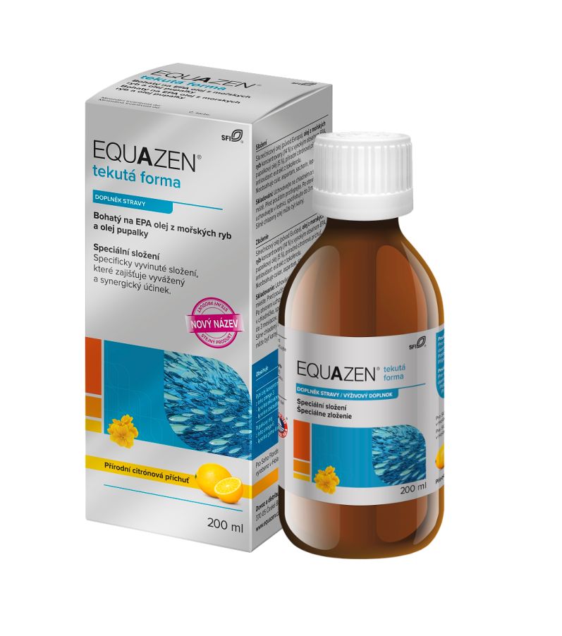 EQUAZEN Tekutá forma s příchutí citrónu 200 ml EQUAZEN