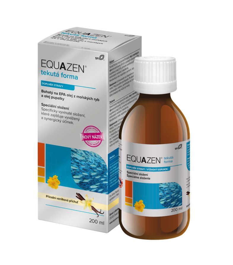 EQUAZEN Tekutá forma s příchutí vanilky 200 ml EQUAZEN