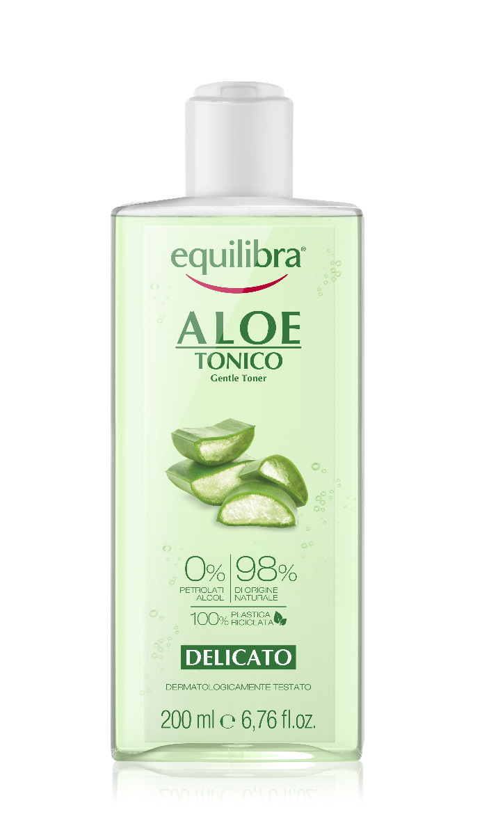 Equilibra Aloe Gentle Toner čisticí tonikum 200 ml Equilibra