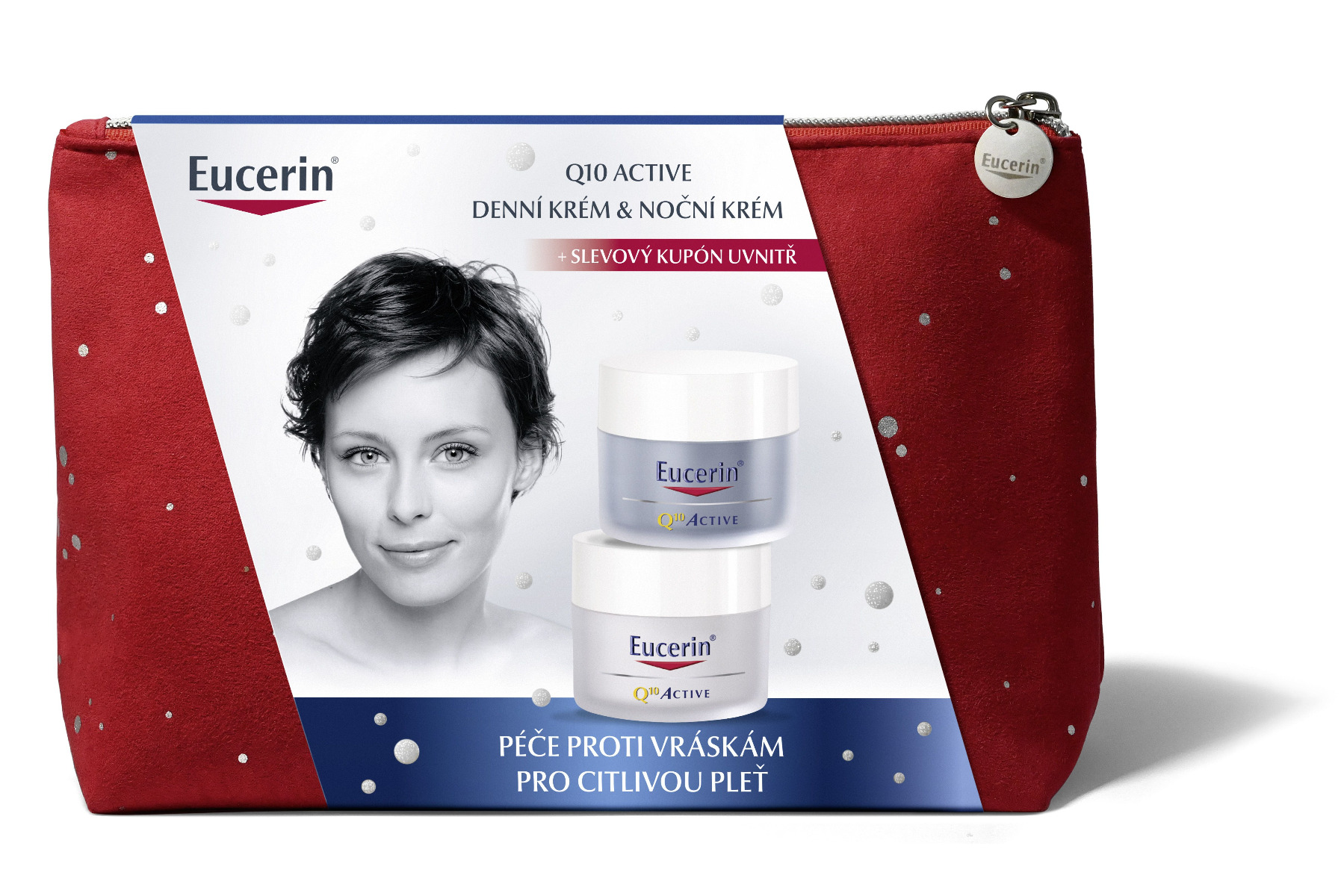 Eucerin Q10 active vánoční kazeta 2021 Eucerin