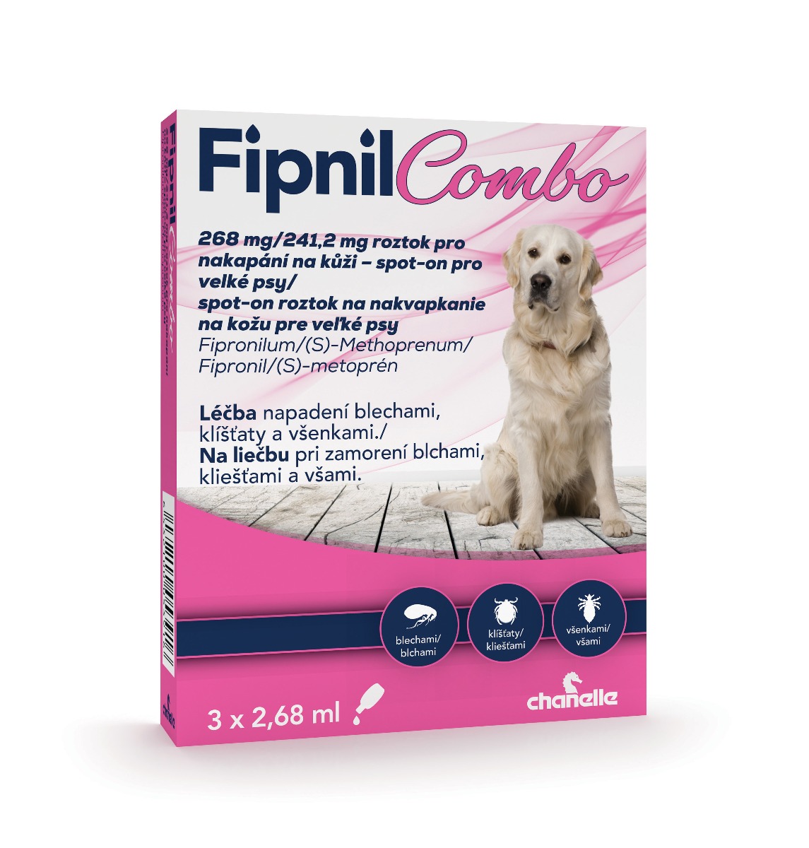 Fipnil Combo 268/241.2 mg spot-on Dog L 3x2