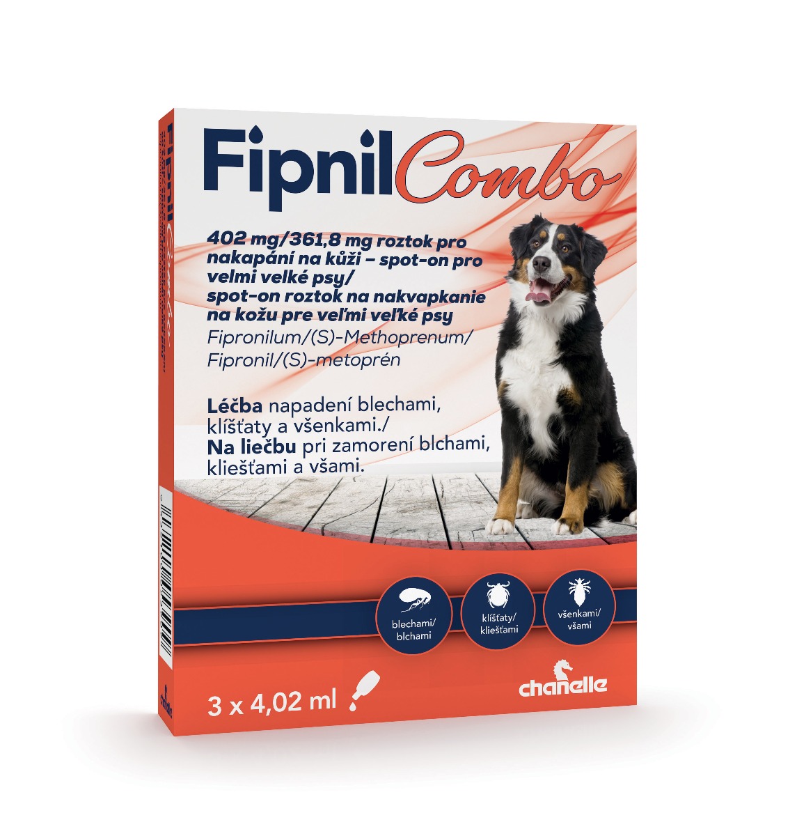 Fipnil Combo 402/361.8mg spot-on Dog XL 3x4