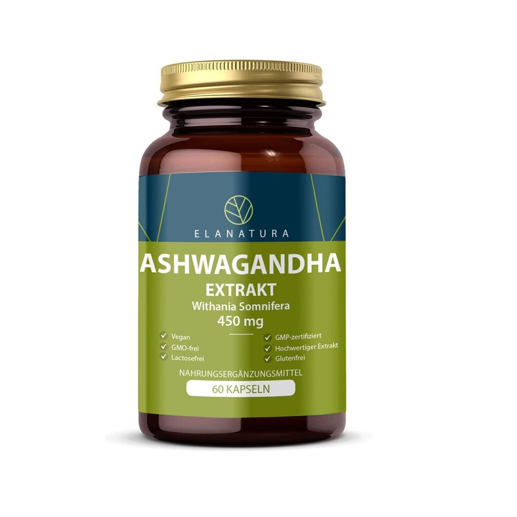 Herbamedica Ashwagandha extrakt 450 mg 60 kapslí Herbamedica