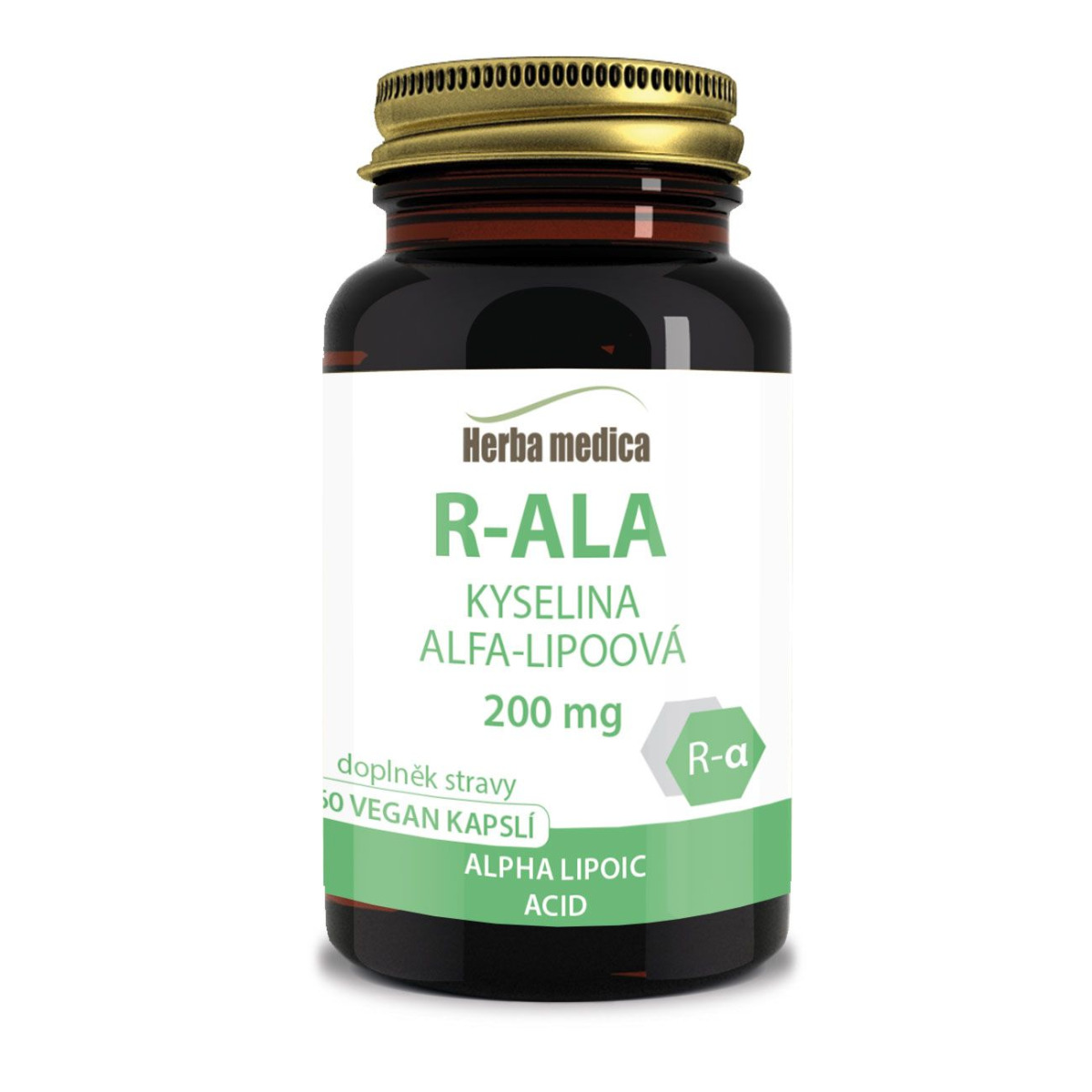 Herbamedica R-ALA kyselina Alfa-lipoová 200 mg 60 kapslí Herbamedica