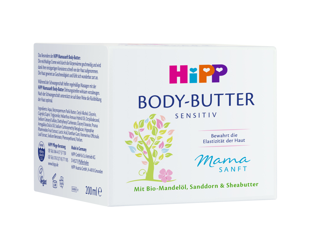 Hipp MamaSanft Tělové máslo 200 ml Hipp