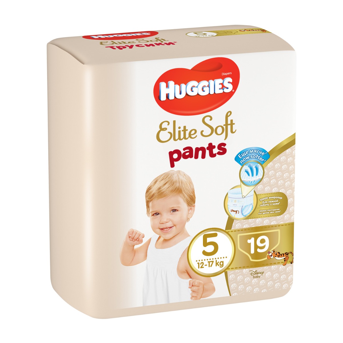 Huggies Elite Soft Pants 5 12–17 kg 19 ks Huggies
