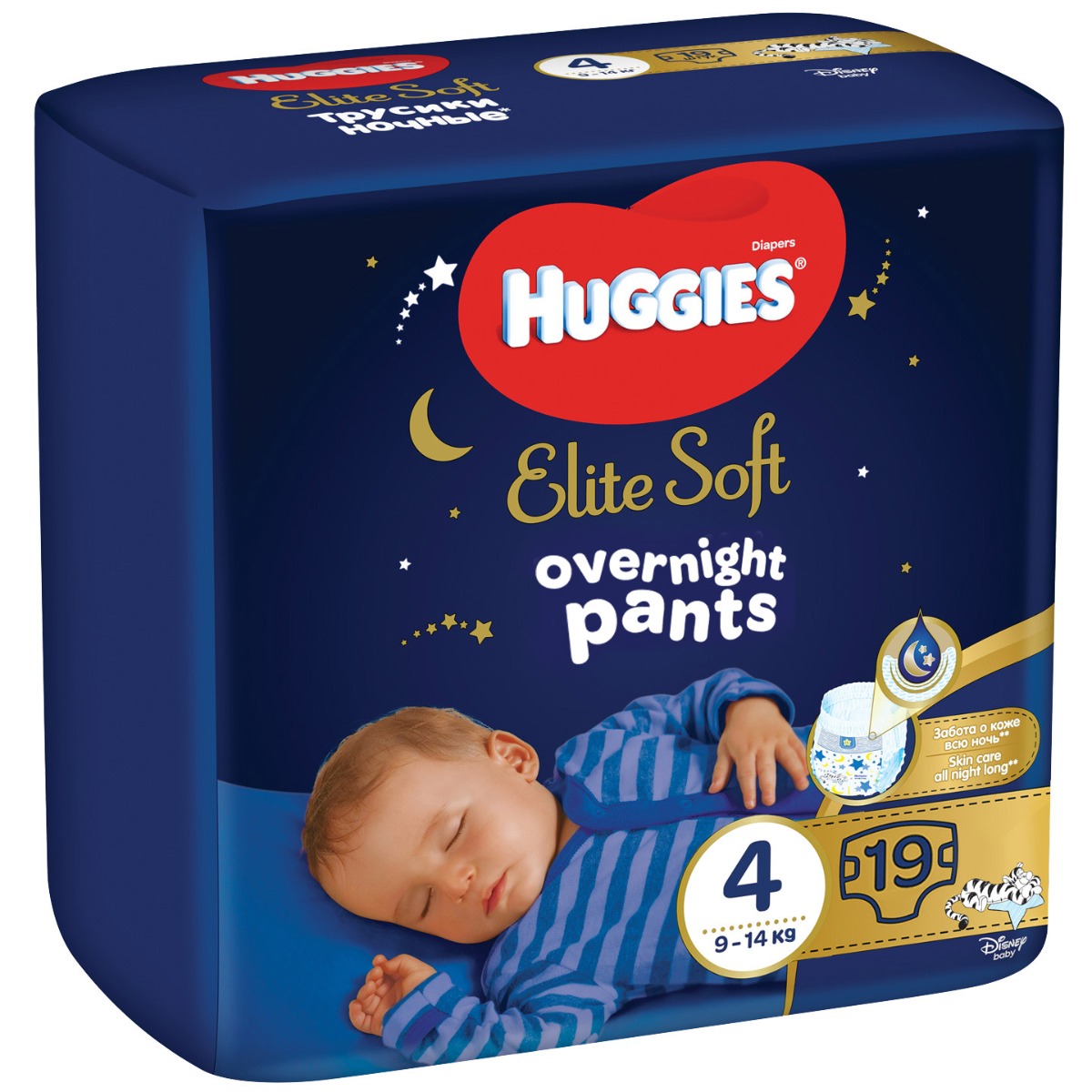 Huggies Elite Soft Pants night 4 9–14 kg 19 ks Huggies
