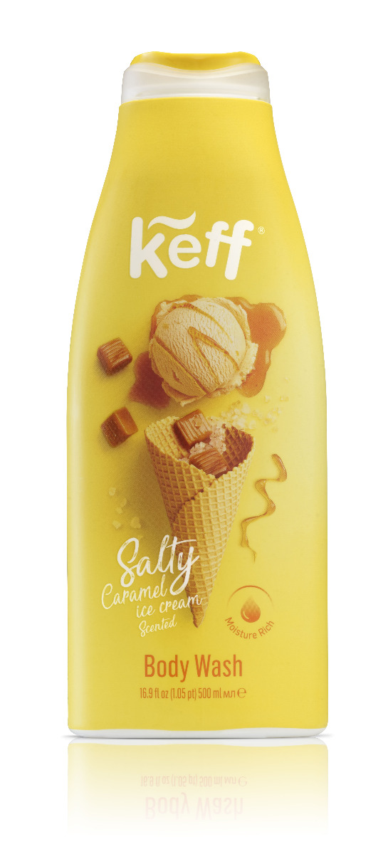 Keff Mycí gel Slaný karamel 500 ml Keff