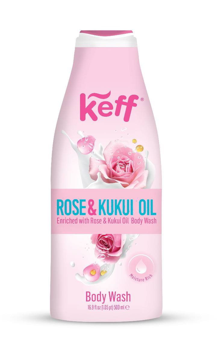 Keff Mycí krém Růže & Kukui olej 500 ml Keff