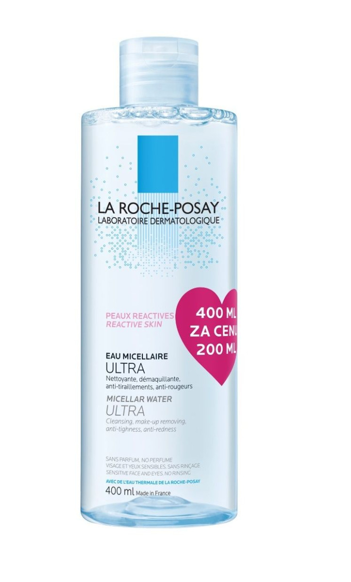 La Roche-Posay Ultra micelární voda pro reaktivní pleť 400 ml La Roche-Posay