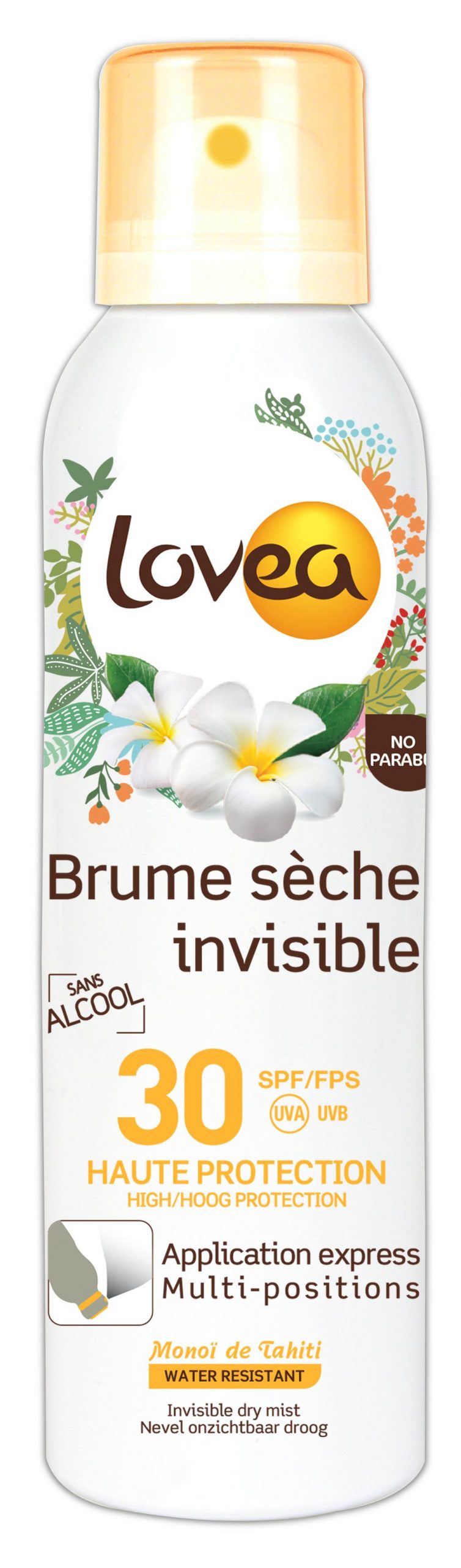 Lovea Voděodolný ochranný sprej na opalování SPF30 200 ml Lovea