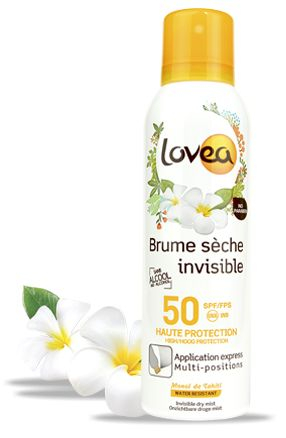 Lovea Voděodolný ochranný sprej na opalování SPF50 200 ml Lovea