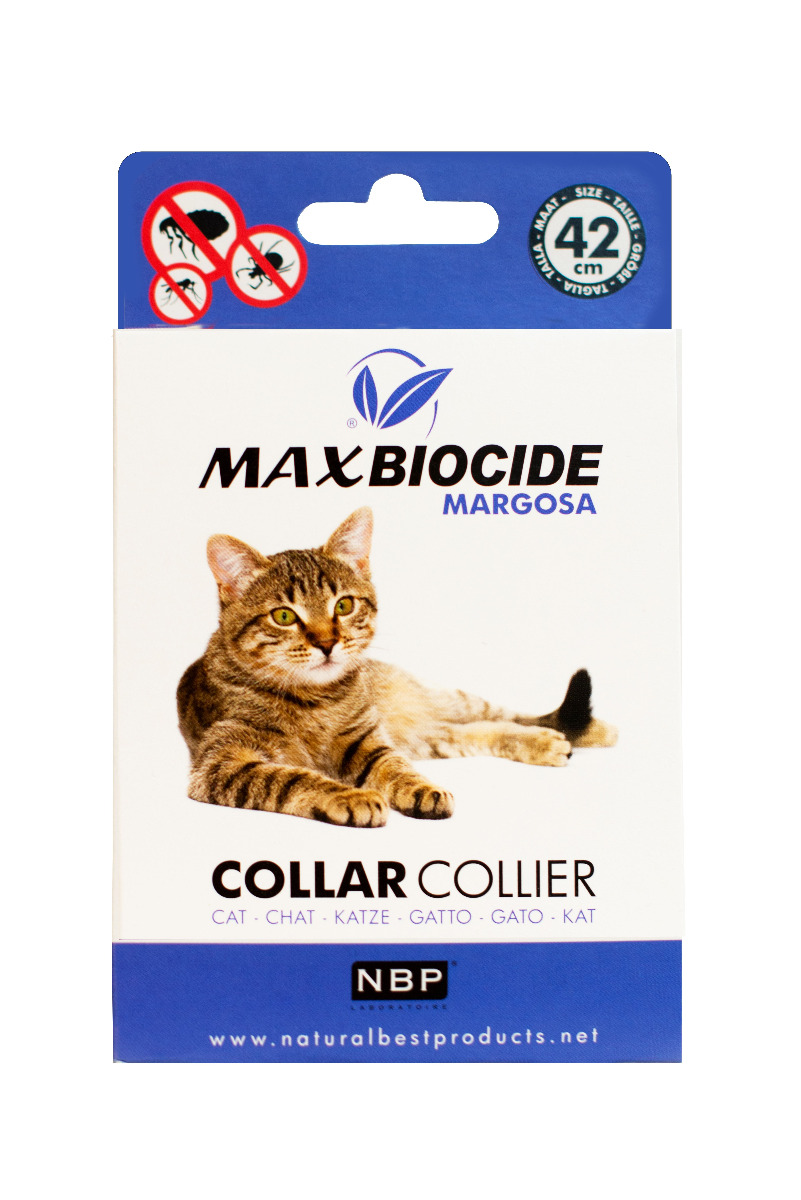 Max Biocide Cat Collar Obojek pro kočky 42 cm 1 ks Max Biocide
