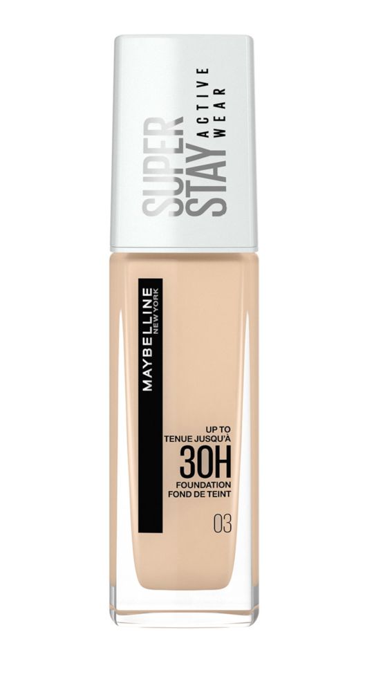 Maybelline SuperStay Active Wear odstín 03 True Ivory dlouhotrvající vysoce krycí make-up 30 ml Maybelline