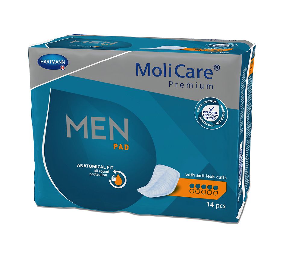 MoliCare Men 5 kapek inkontinenční vložky 14 ks MoliCare