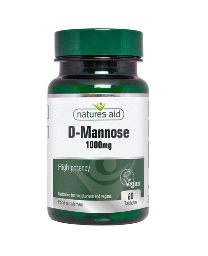 Natures Aid D-manóza 1000 mg 60 tablet Natures Aid