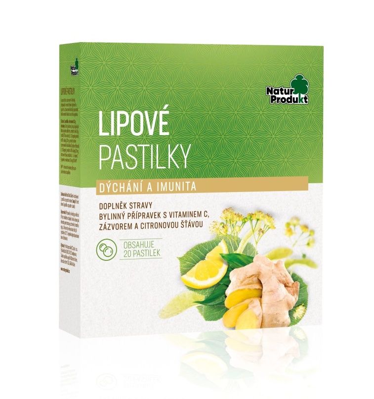 Naturprodukt Lipové pastilky 20 ks Naturprodukt