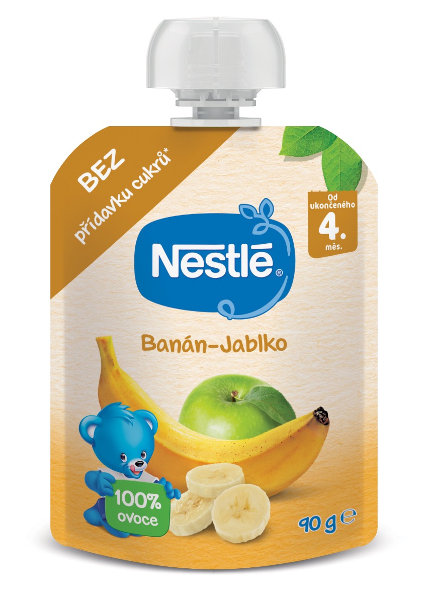 Nestlé Banán – jablko kapsička 90 g Nestlé