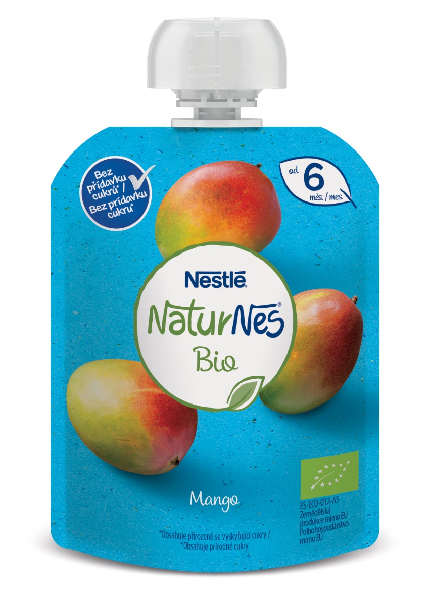 Nestlé Naturnes BIO Mango kapsička 90 g Nestlé