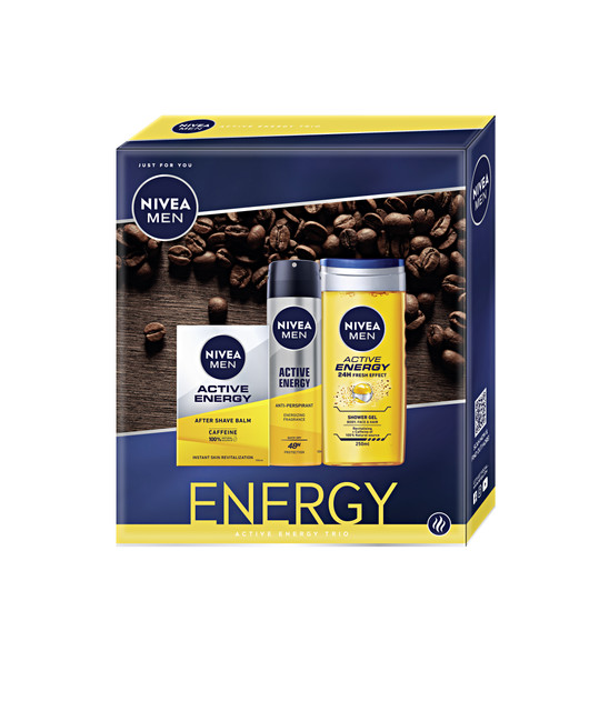 Nivea MEN Balm Active Energy vánoční balení Nivea