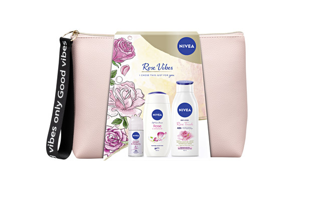 Nivea Rose Vibes dárková taška Nivea