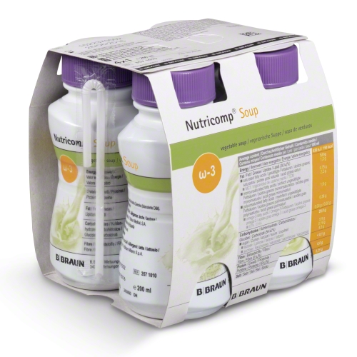 Nutricomp Soup Zeleninová polévka 4x200 g Nutricomp