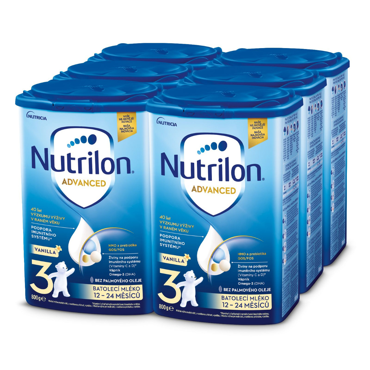 Nutrilon Advanced 3 Vanilla 6x800 g Nutrilon