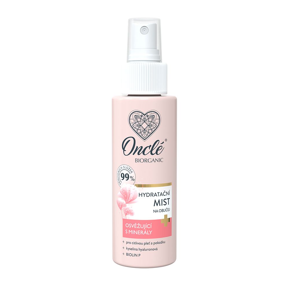 Onclé Biorganic Hydratační mist na obličej 100 ml Onclé