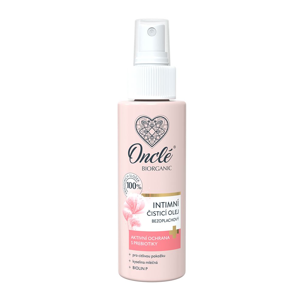 Onclé Biorganic Intimní čisticí bezoplachový olej 100 ml Onclé