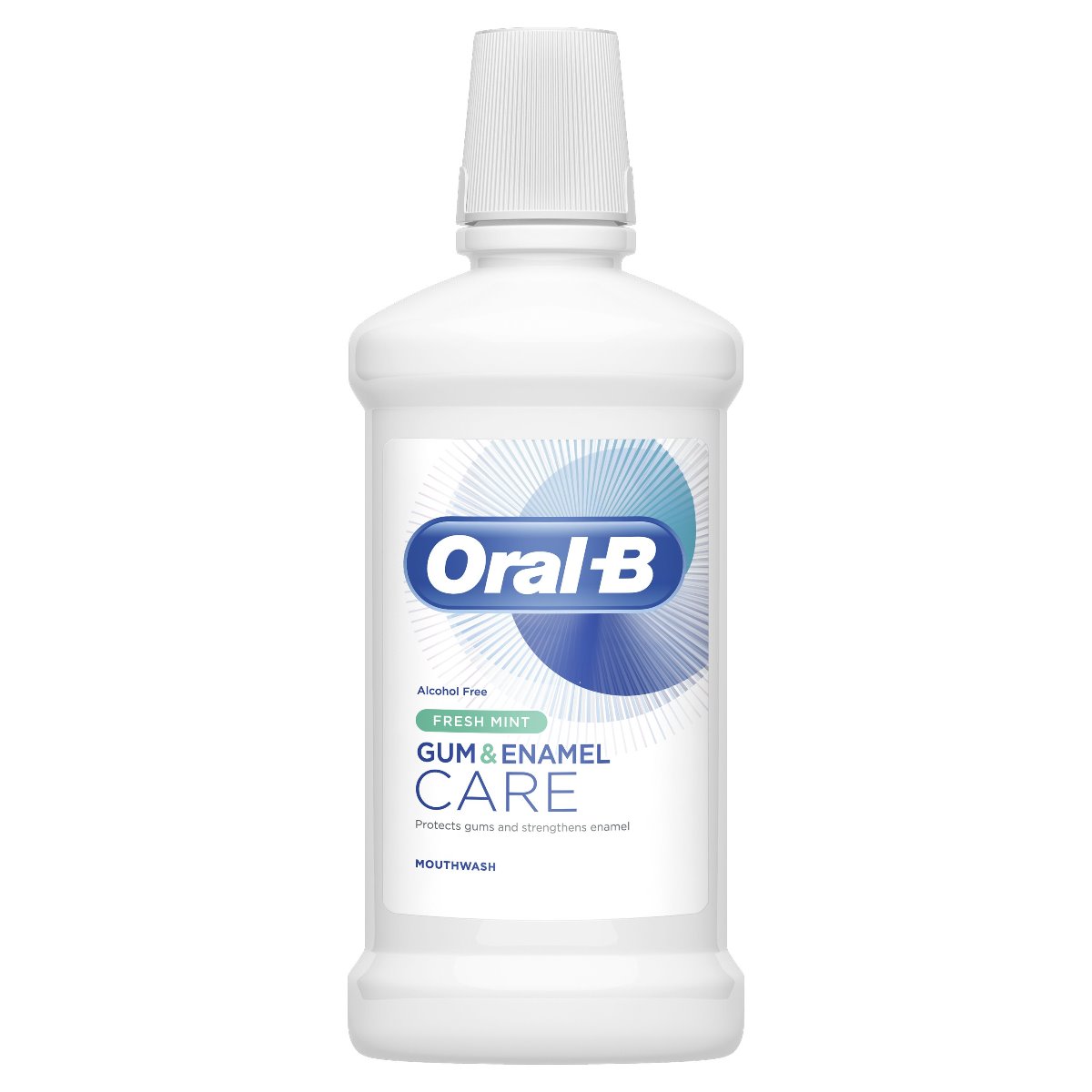 Oral-B Gum & Enamel Care Fresh Mint ústní voda bez alkoholu 500 ml Oral-B