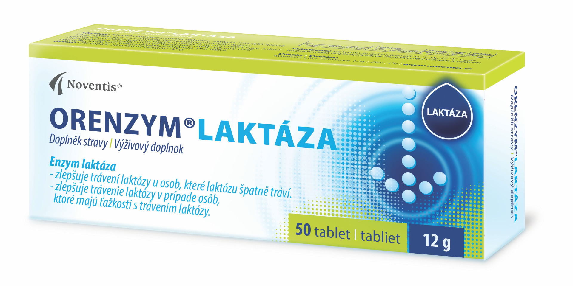 Orenzym Laktáza 50 tablet Orenzym