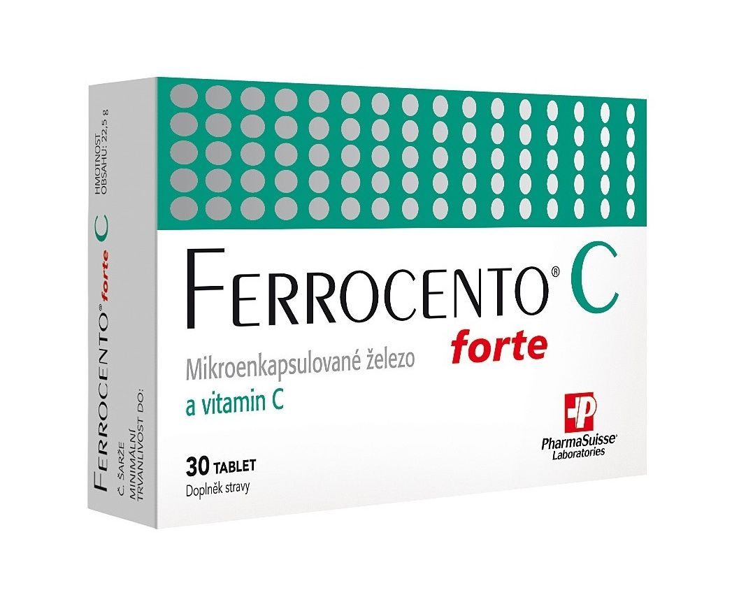 PharmaSuisse FERROCENTO forte C 30 tablet PharmaSuisse