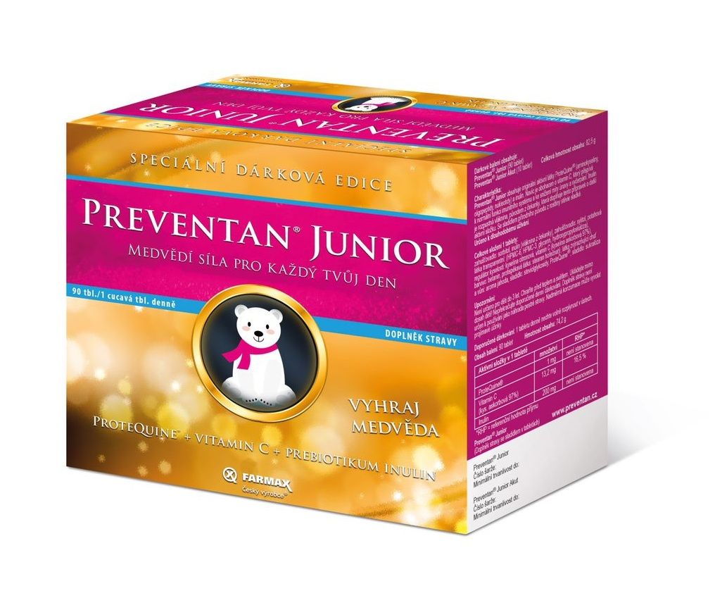 Preventan Junior dárkové balení 90 tablet Preventan