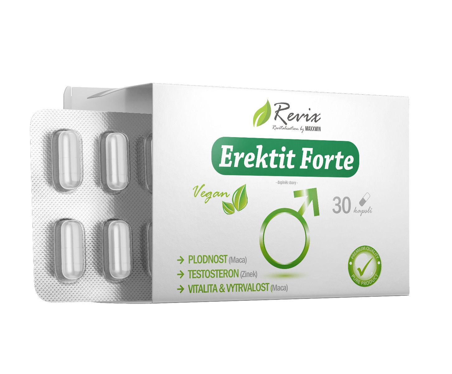 Revix Erektit Forte 30 kapslí Revix