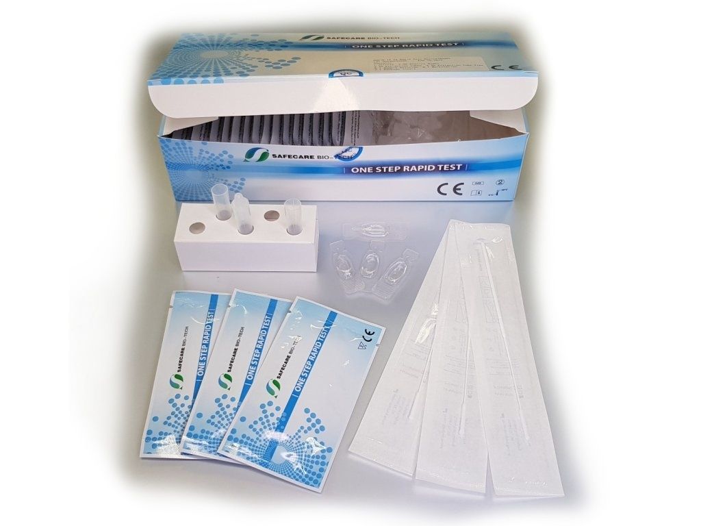 SAFECARE COVID-19 Antigen Rapid Test Device testovací sada 25 ks SAFECARE