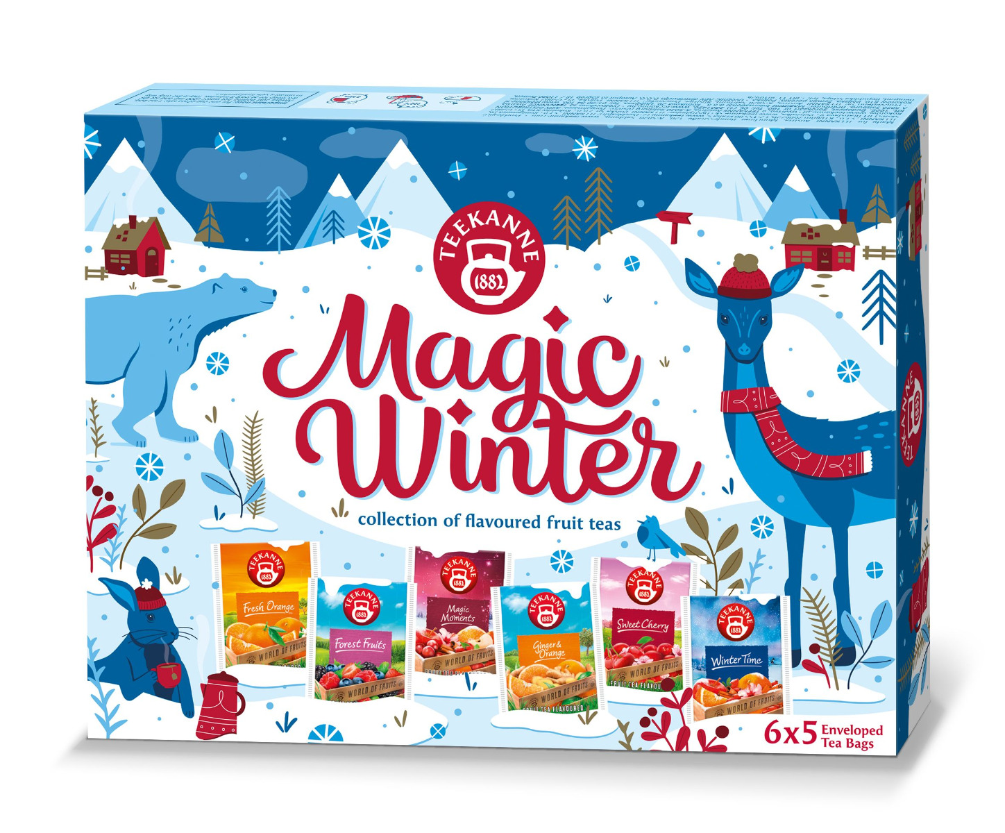 Teekanne Magic Winter dárková kolekce 6x5 sáčků Teekanne