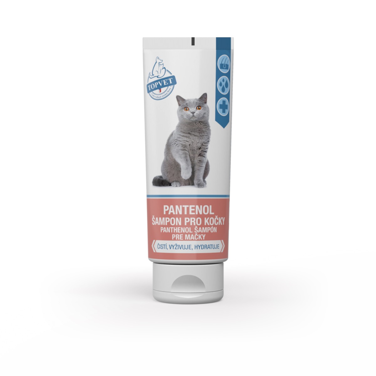 Topvet For Pets Pantenol šampon pro kočky 200 ml Topvet
