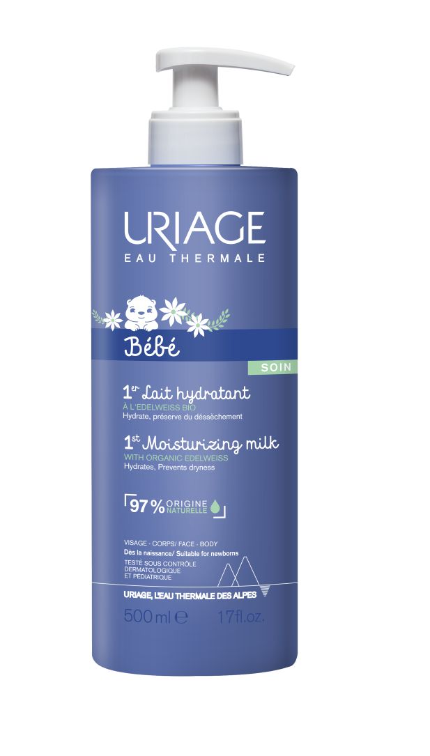 Uriage Bébé Hydratační tělové mléko pro nejmenší 500 ml Uriage