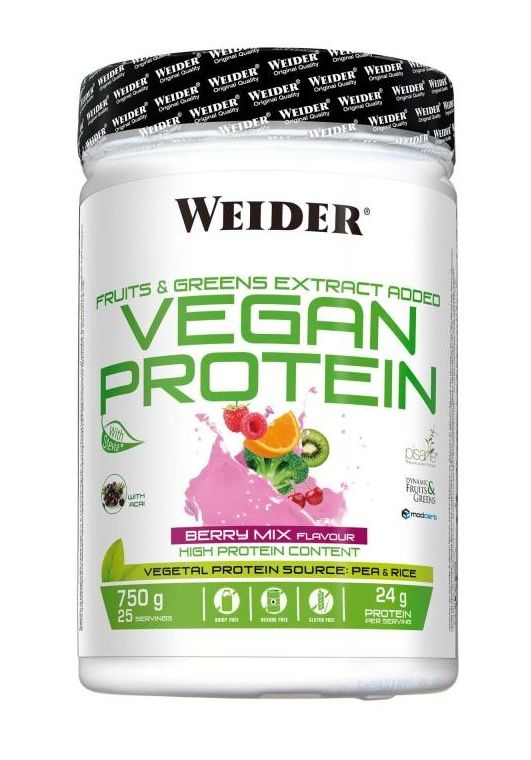 WEIDER Vegan protein berry mix 750 g WEIDER