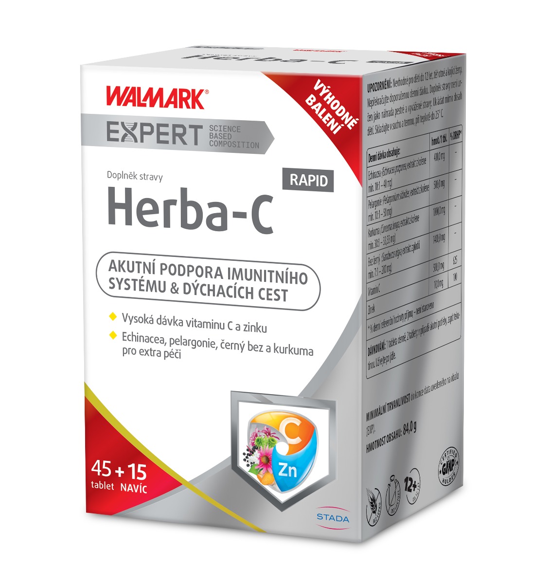 Walmark Herba C Rapid 45+15 tablet Walmark