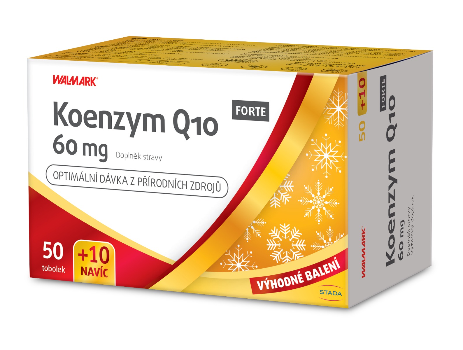 Walmark Koenzym Q10 FORTE 60 mg 50+10 tobolek Walmark