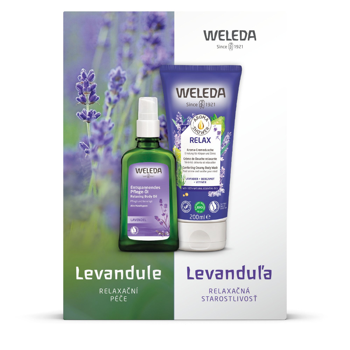 Weleda Levandule relaxační péče dárkový set Weleda