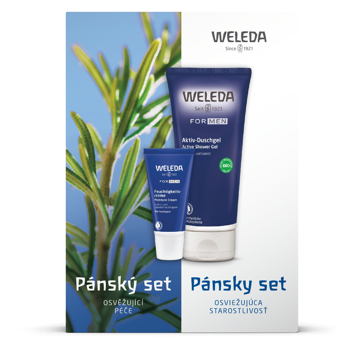 Weleda Men Pánský osvěžující set dárkový set Weleda