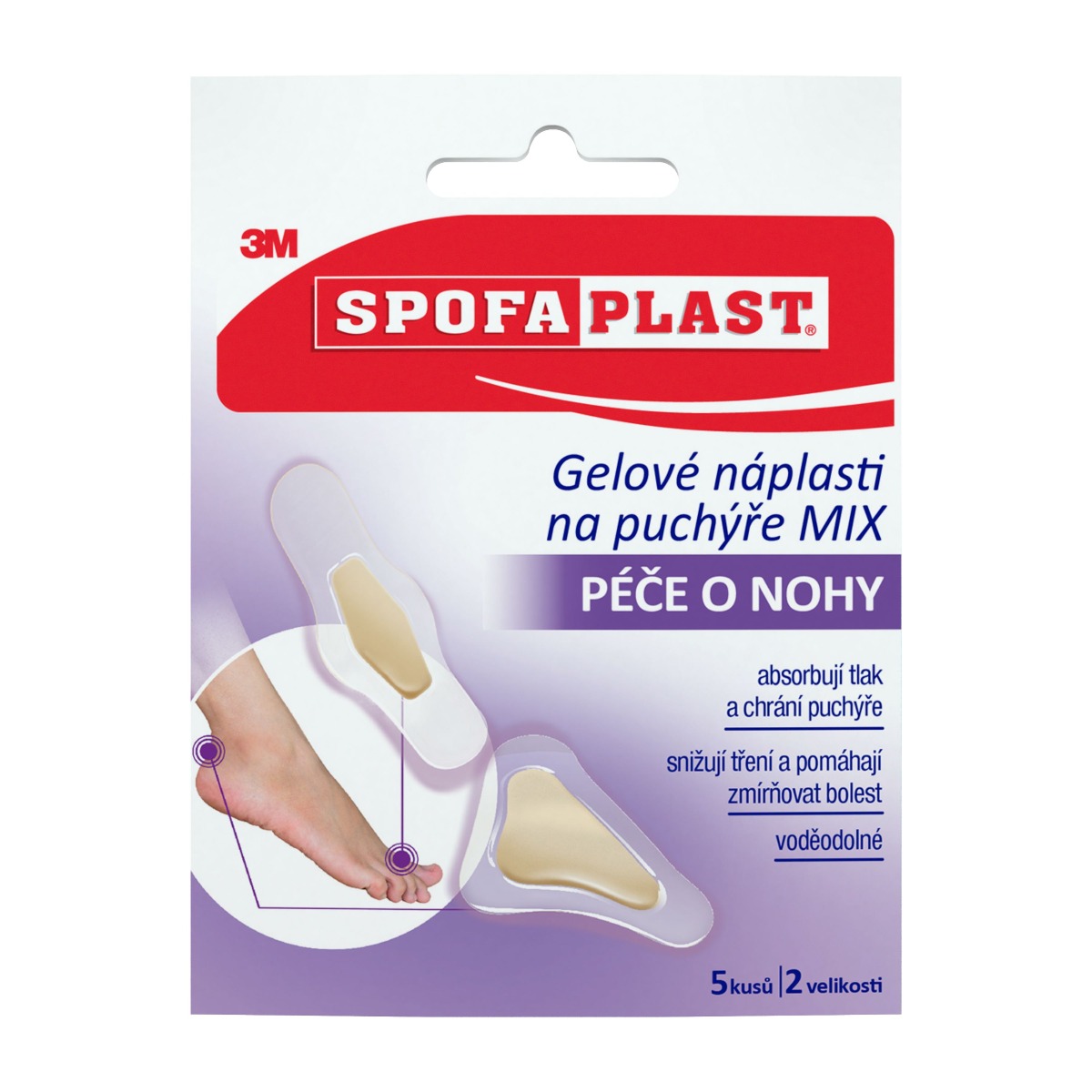 3M Spofaplast 913N Gelové náplasti na puchýře MIX 5 ks 3M