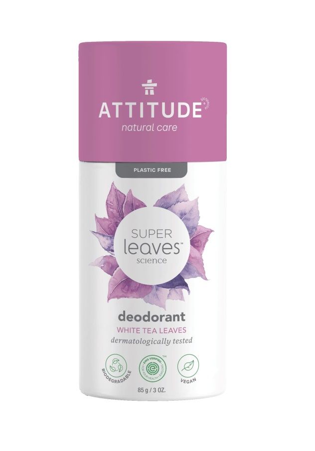 ATTITUDE Super leaves Přírodní tuhý deodorant listy bílého čaje 85 g ATTITUDE
