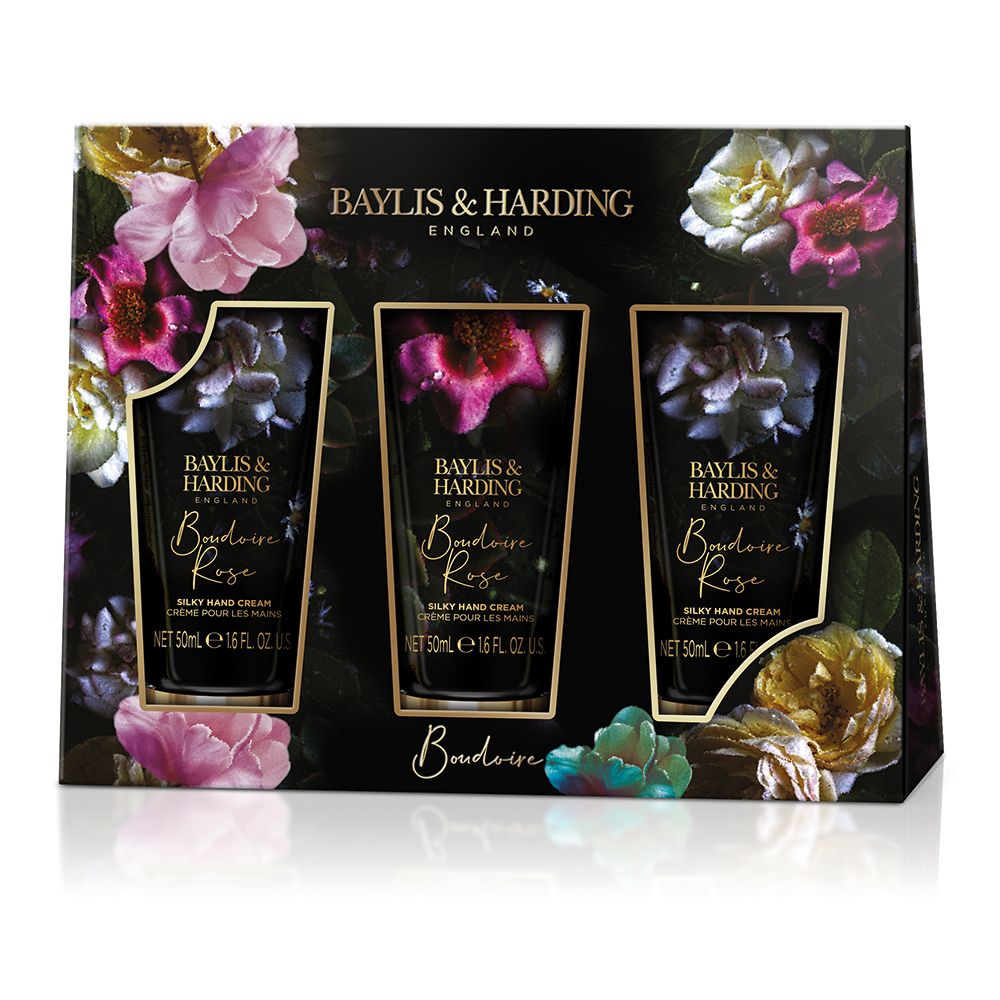 Baylis & Harding Sada péče o ruce Boudoire Rose 3 ks Baylis & Harding